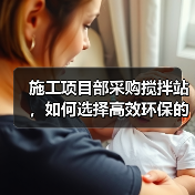 施工项目部采购搅拌站，如何选择高效环保的设备？（图4）