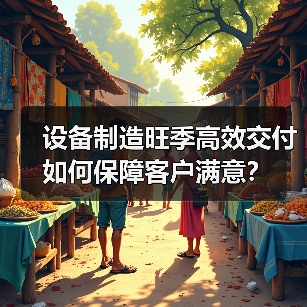 设备制造旺季高效交付如何保障客户满意?(图1) 设备制造旺季高效交付如何保障客户满意?(图1)
