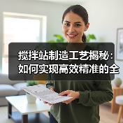 搅拌站制造工艺揭秘:如何实现高效精准的全流程生产(图1) 搅拌站制造工艺揭秘:如何实现高效精准的全流程生产(图1)