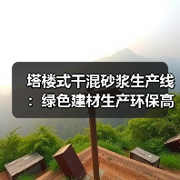 塔楼式干混砂浆生产线:绿色建材生产环保高效解决方案 塔楼式干混砂浆生产线:绿色建材生产环保高效解决方案