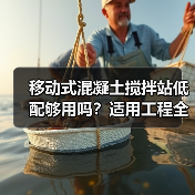 移动式混凝土搅拌站低配够用吗？适用工程全解析（图2）