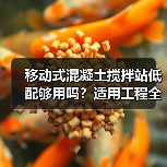 移动式混凝土搅拌站低配够用吗？适用工程全解析（图4）