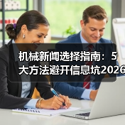 机械新闻选择指南:5大方法避开信息坑2026(图1) 机械新闻选择指南:5大方法避开信息坑2026(图1)
