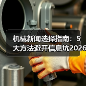 机械新闻选择指南:5大方法避开信息坑2026(图2) 机械新闻选择指南:5大方法避开信息坑2026(图2)