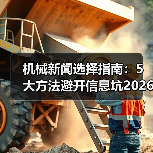 机械新闻选择指南：5大方法避开信息坑2026