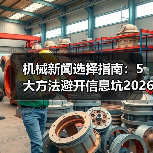 机械新闻选择指南:5大方法避开信息坑2026(图4) 机械新闻选择指南:5大方法避开信息坑2026(图4)