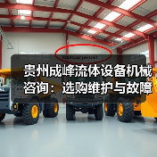 贵州成峰流体设备机械咨询：选购维护与故障解析实用指南