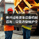 贵州成峰流体设备机械咨询：设备选型维护全流程指南