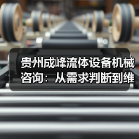 贵州成峰流体设备机械咨询：从需求判断到维护的实用经验