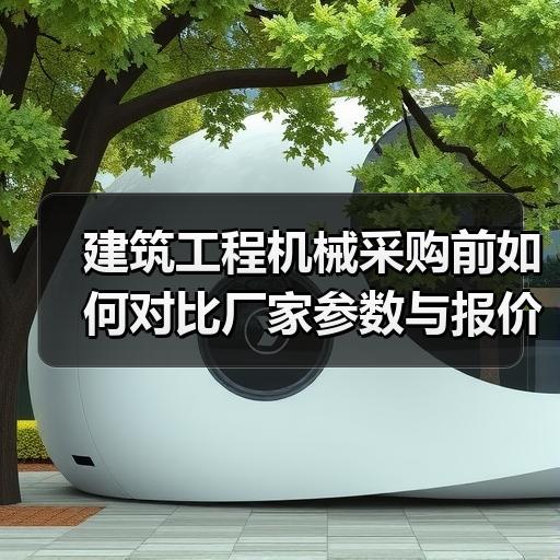 建筑工程机械采购前如何对比厂家参数与报价