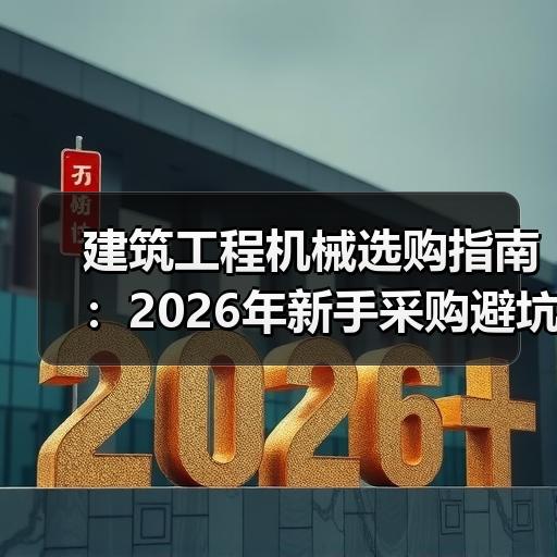 建筑工程机械选购指南：2026年新手采购避坑要点