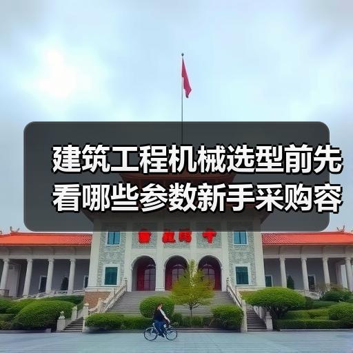 建筑工程机械选型前先看哪些参数新手采购容易忽略