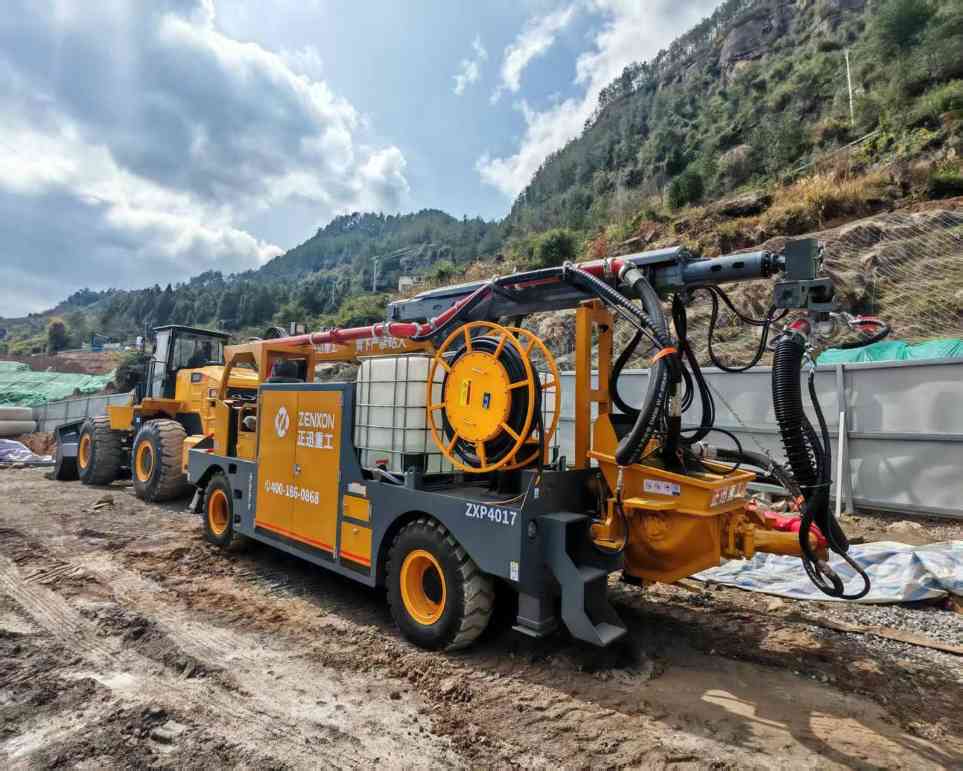 大断面隧道湿喷提效方案:低回弹零堵管全天候作业(图3) ec5ee5f2392347dea70af6fc7854894