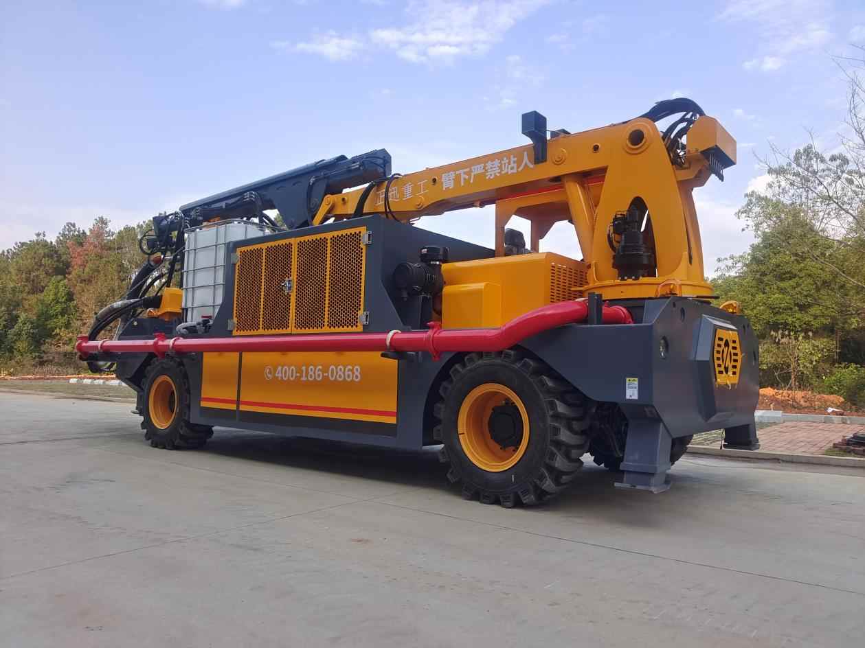 ZXP4017湿喷台车：40方高效喷射与四驱灵活作业新标杆(图3)