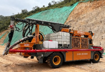 全方位灵活作业湿喷台车,提升隧道施工效率与质量(图2) 全方位灵活作业湿喷台车,提升隧道施工效率与质量(图2)