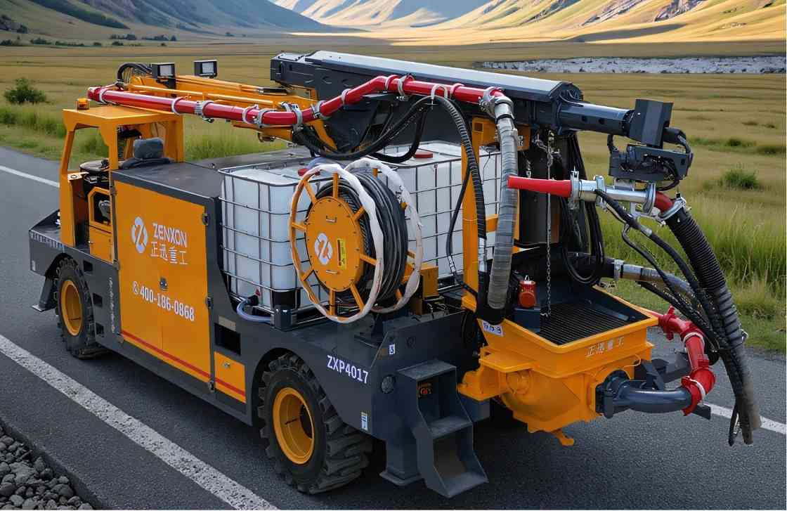 湿喷台车如何提升矿山巷道支护效率与安全(图2) 湿喷台车如何提升矿山巷道支护效率与安全(图2)